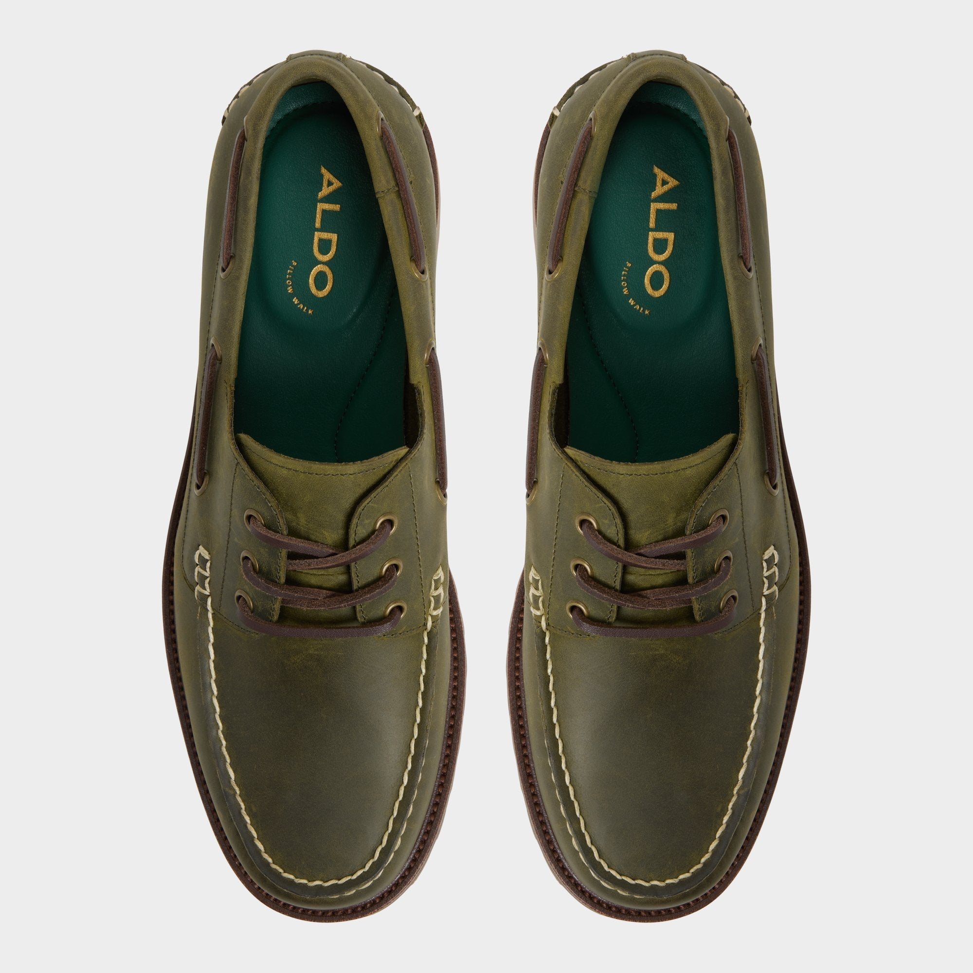 Cedric in Khaki - Boat shoe