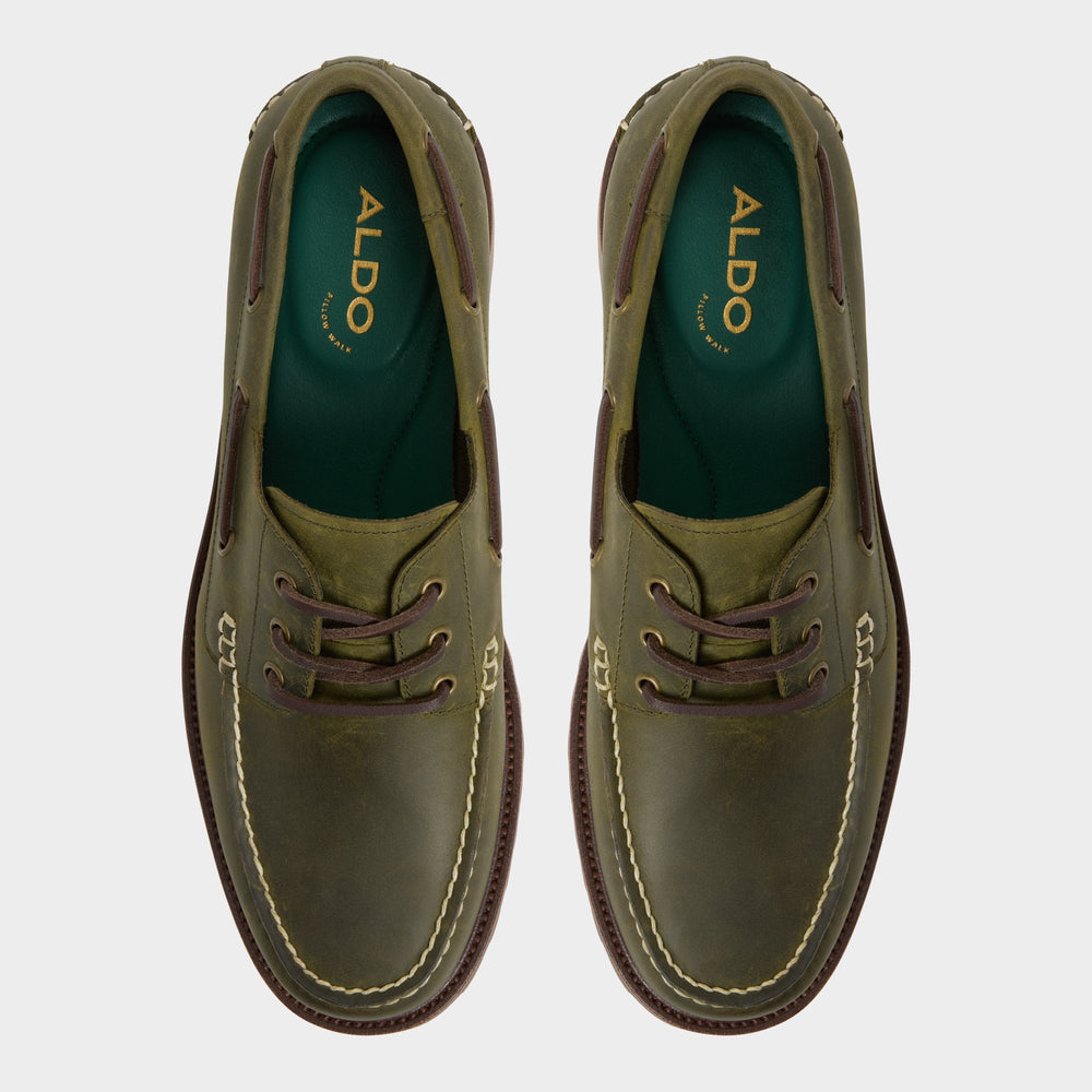 Cedric in Khaki - Boat shoe