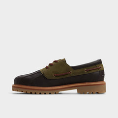 Lug sole Finn in Brown Primary Multi - Boat shoe