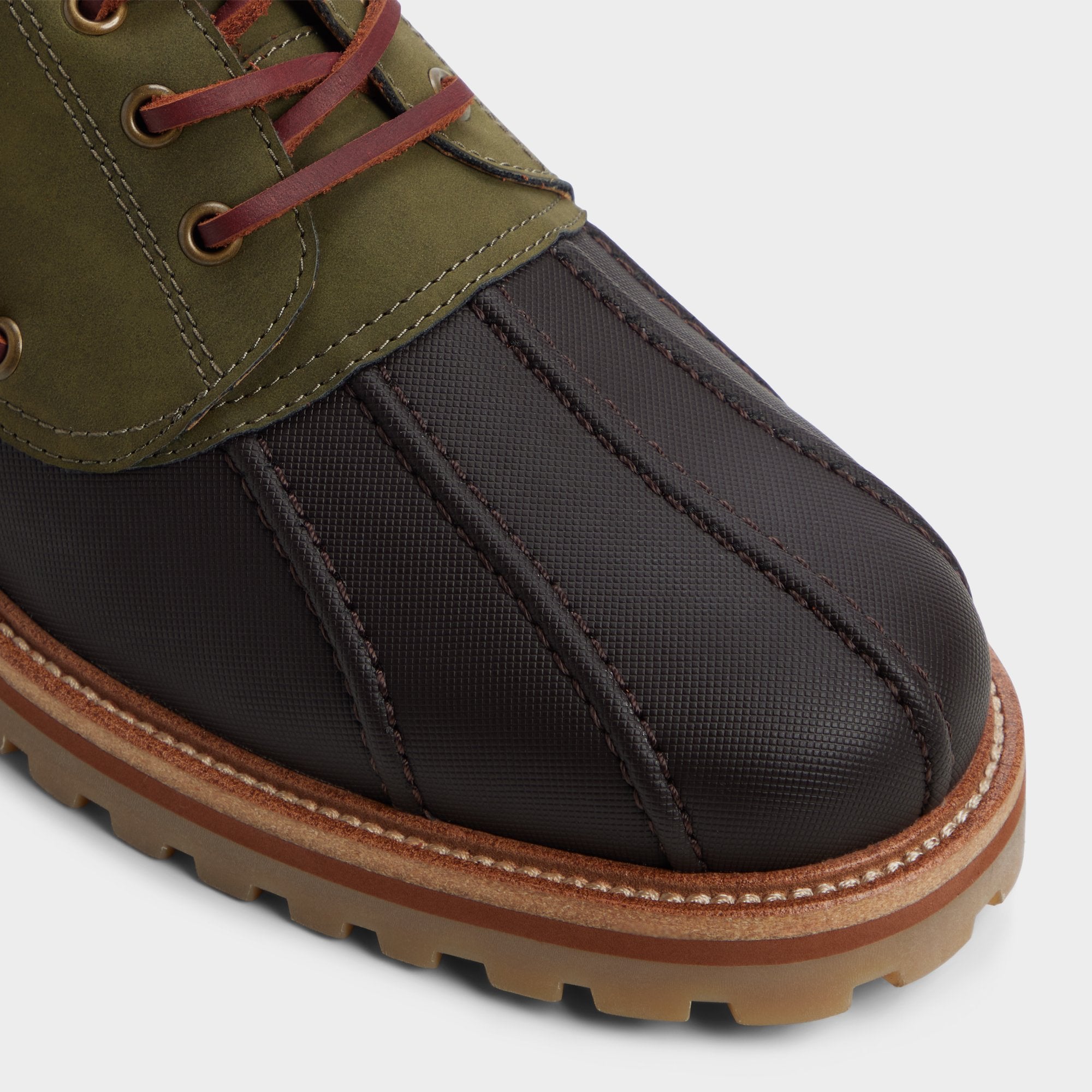 Lug sole Finn in Brown Primary Multi - Boat shoe