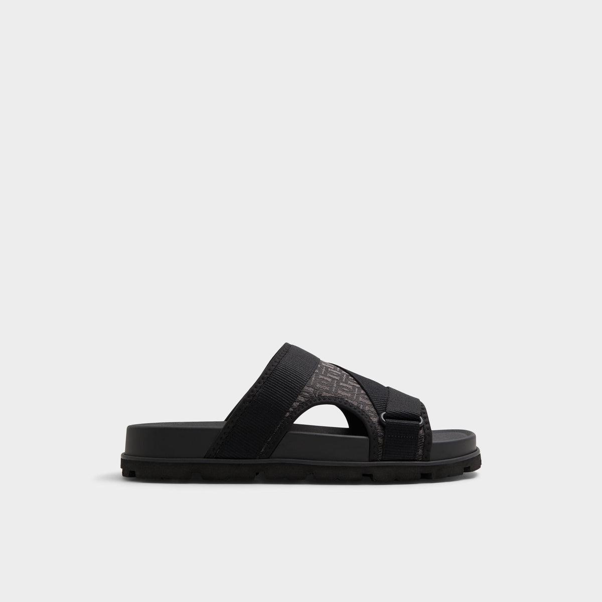 Deniels Open Black Men's Slides - Slide sandal