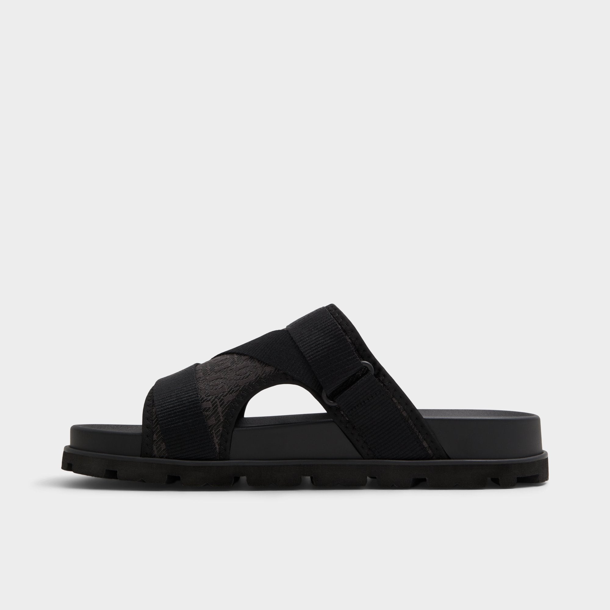 Deniels Open Black Men's Slides - Slide sandal