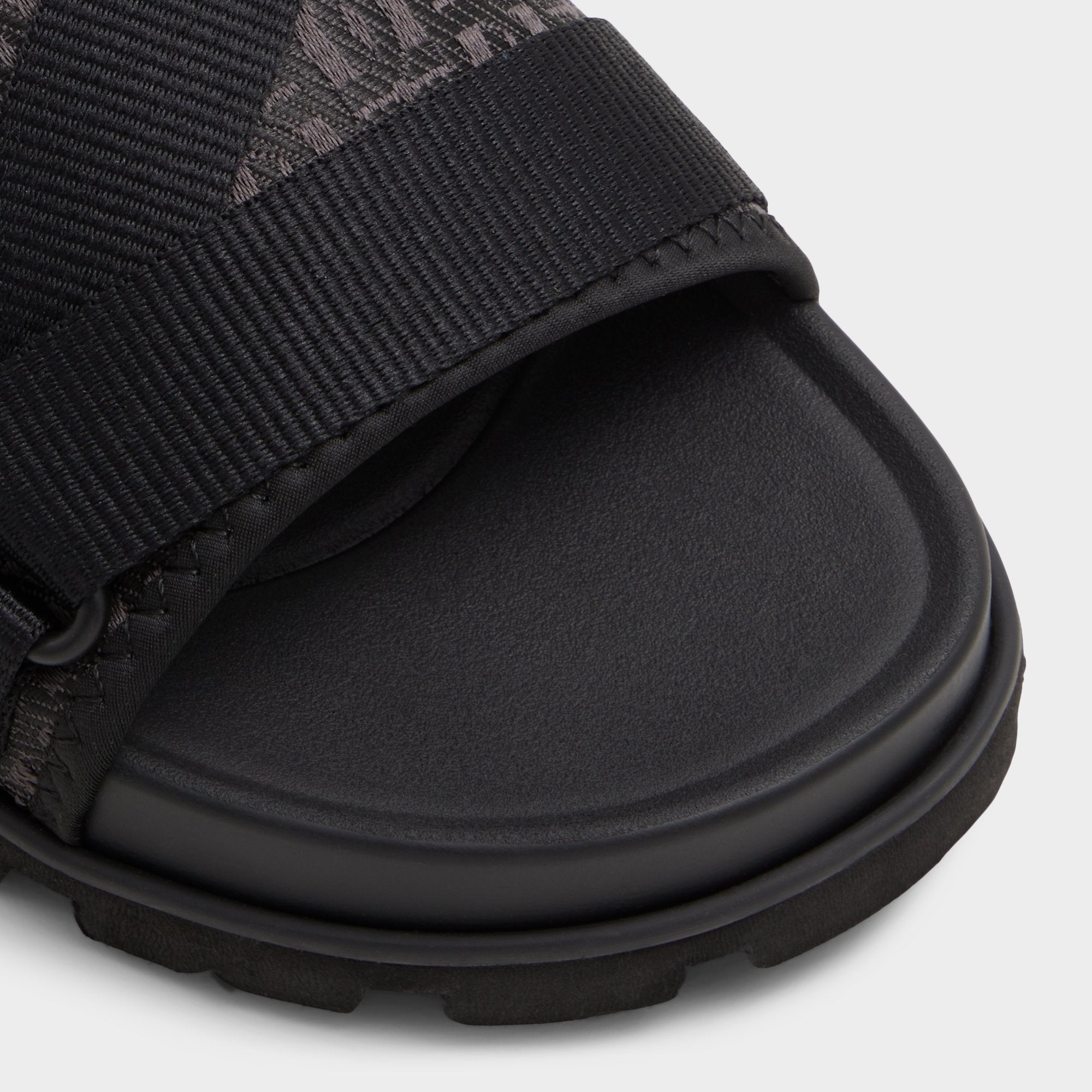 Deniels Open Black Men's Slides - Slide sandal