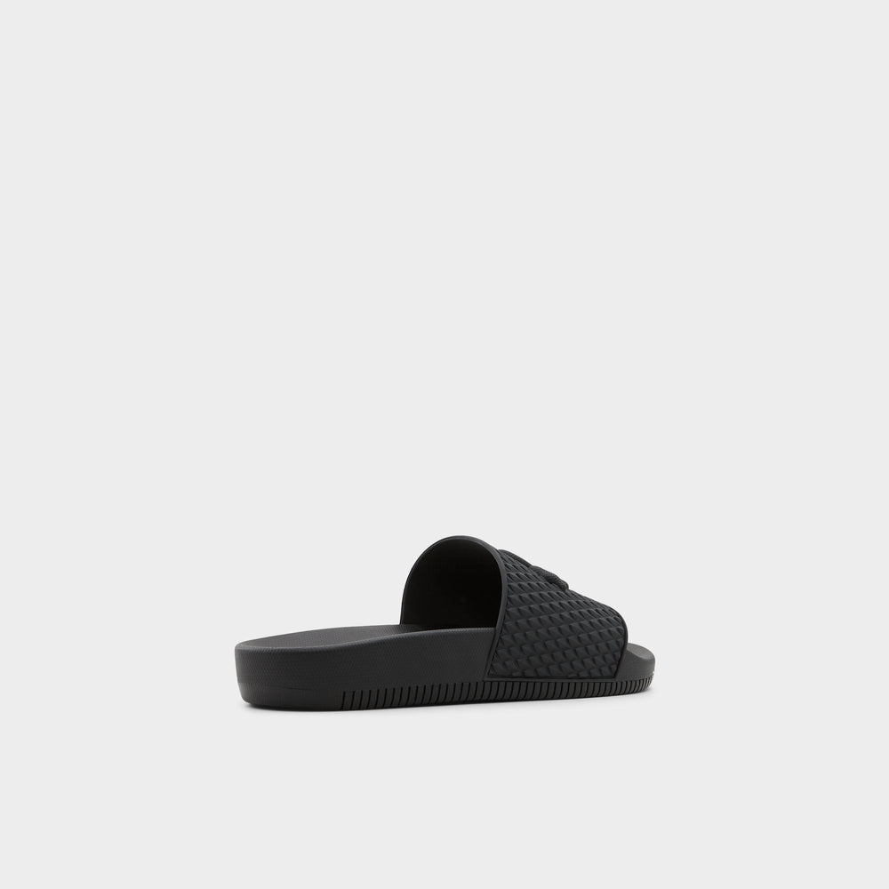 Kedau Black Men's Slides - Slide sandal