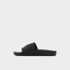 Kedau Black Men's Slides - Slide sandal