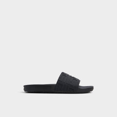 Atrani Black Men's Slides - Slide sandal