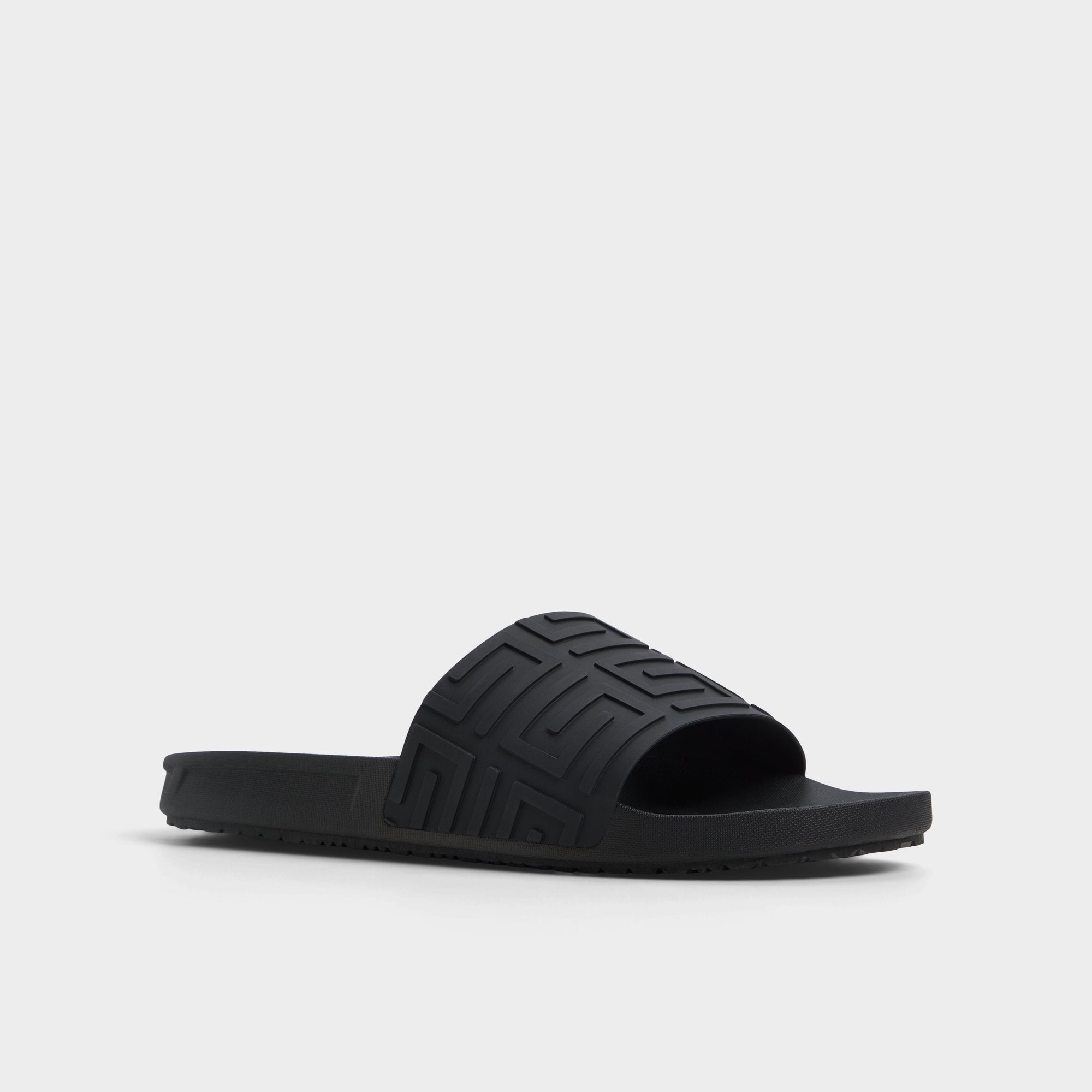 Atrani Black Men's Slides - Slide sandal