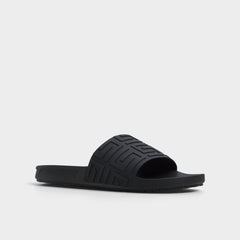 Atrani Black Men's Slides - Slide sandal