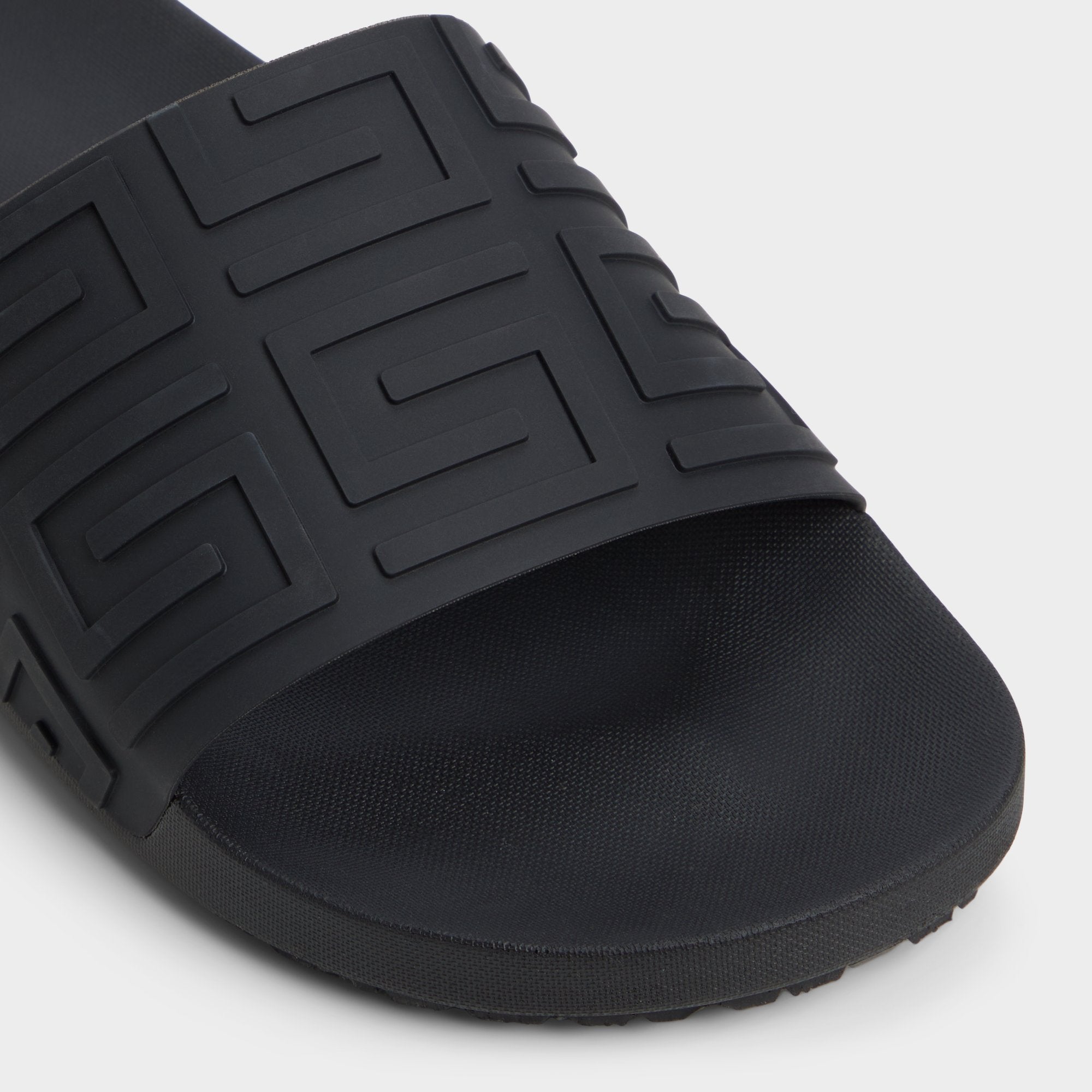 Atrani Black Men's Slides - Slide sandal