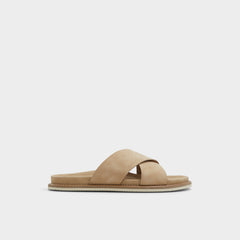 Marrin Beige Men's Slides - Slide sandal