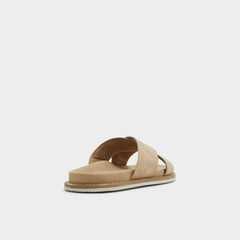 Marrin Beige Men's Slides - Slide sandal