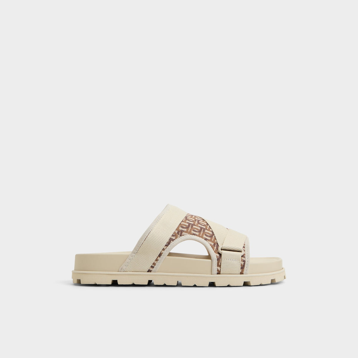 Deniels Medium Beige Men's Slides - Slide sandal