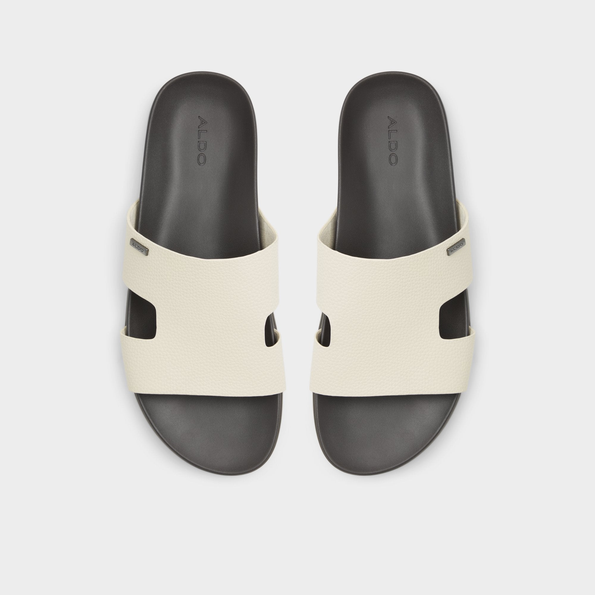 Mondi Light Grey Men's Slides - Slide sandal