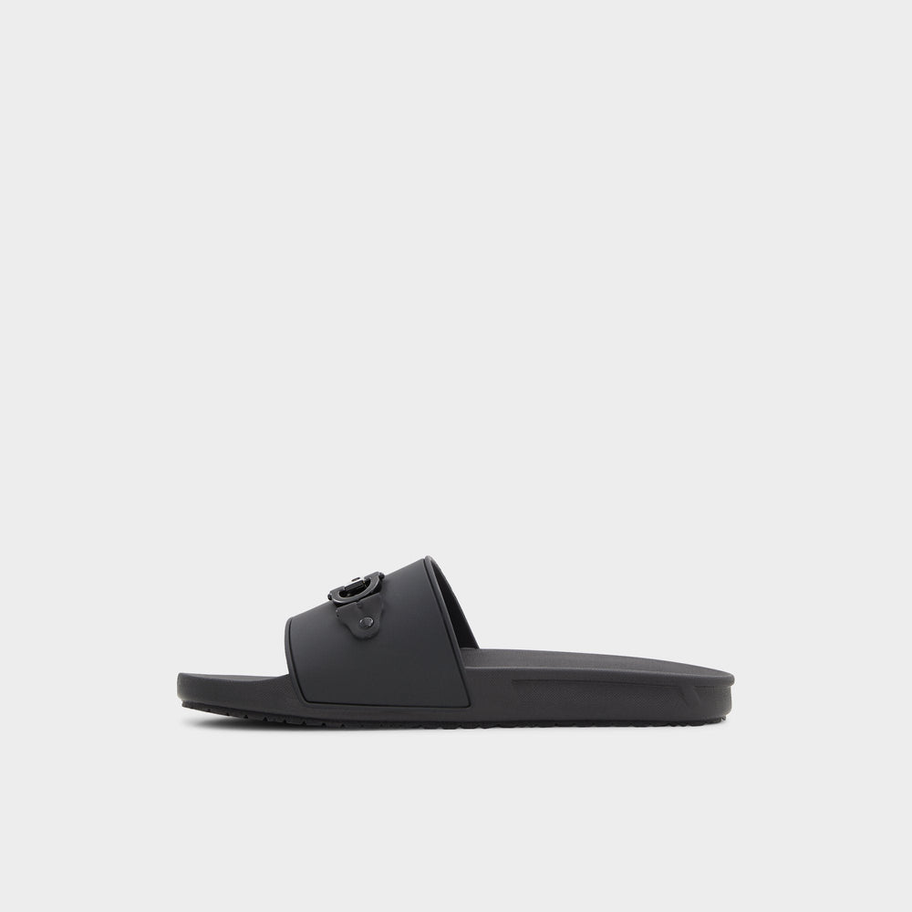 Loungeslide Black Men's Slides - Slide sandal