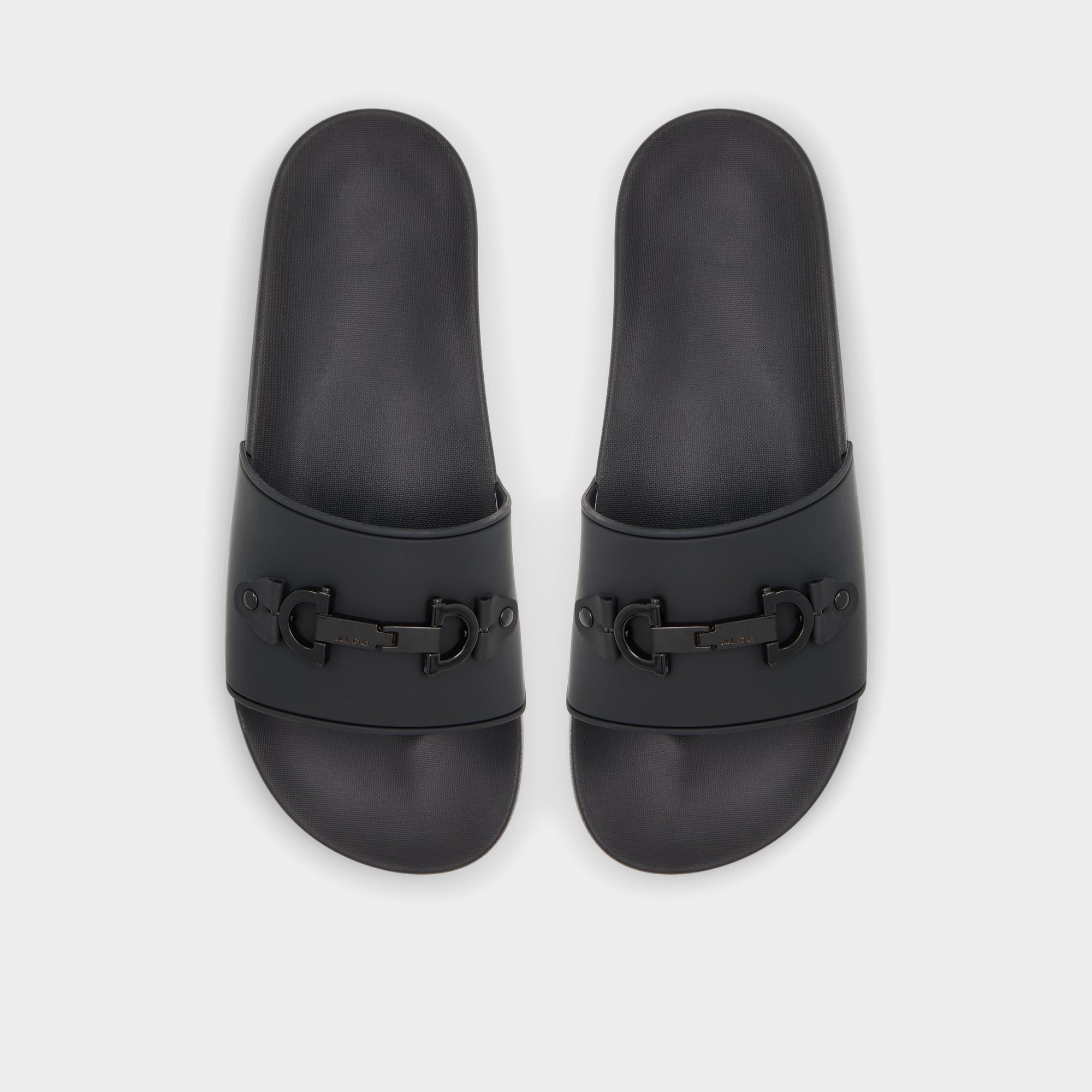 Loungeslide Black Men's Slides - Slide sandal