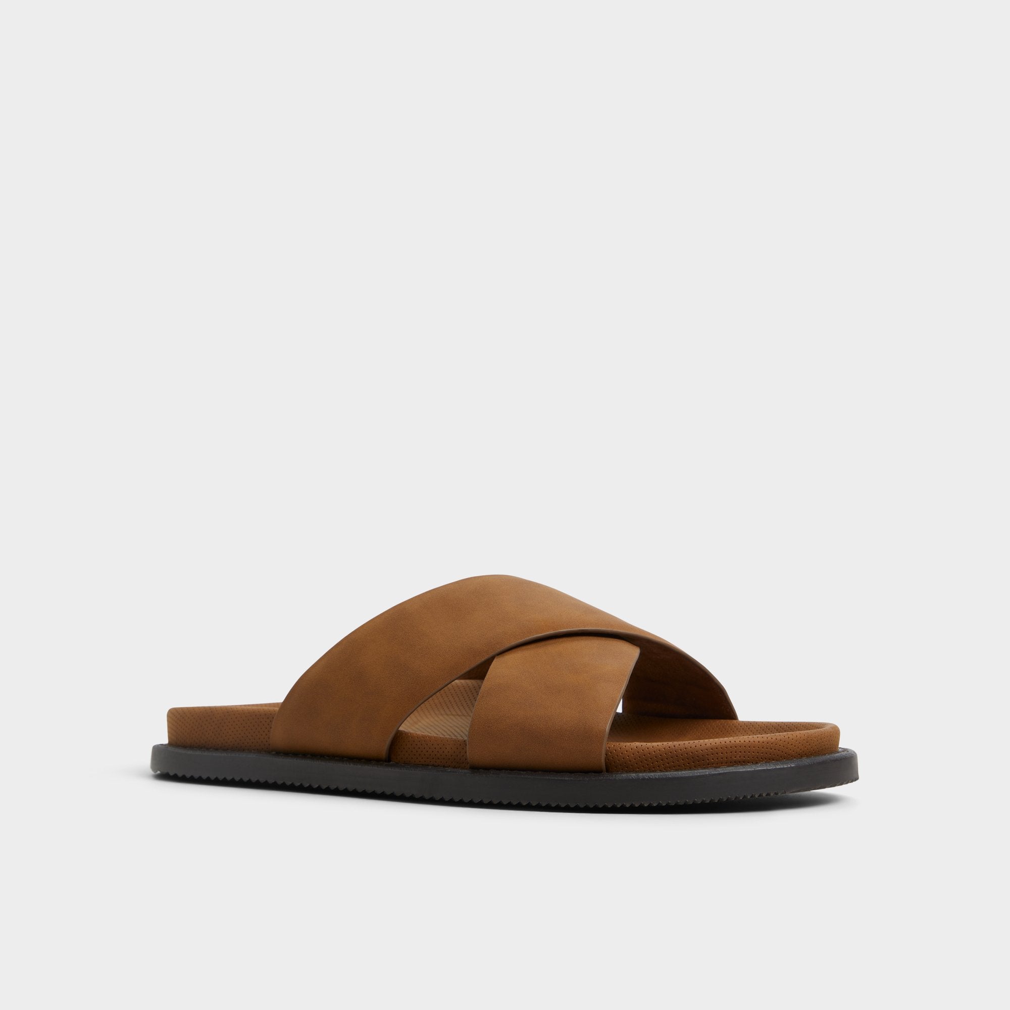 Marrin Cognac Men's Slides - Slide sandal