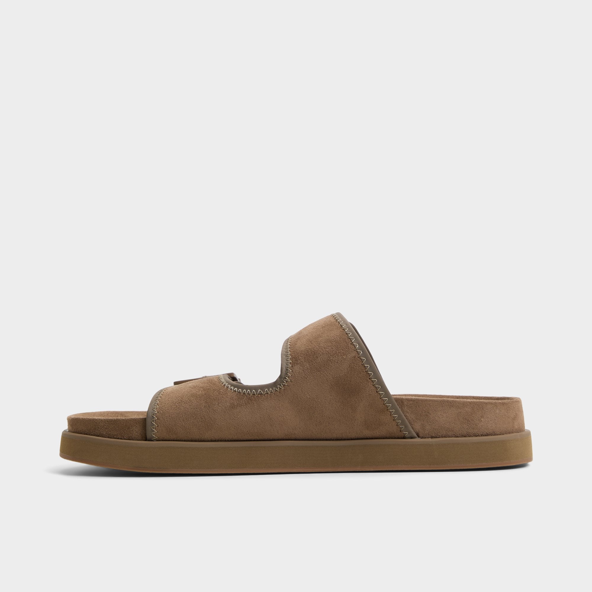 Sunnyside Light Brown Men's Slides - Slide sandal