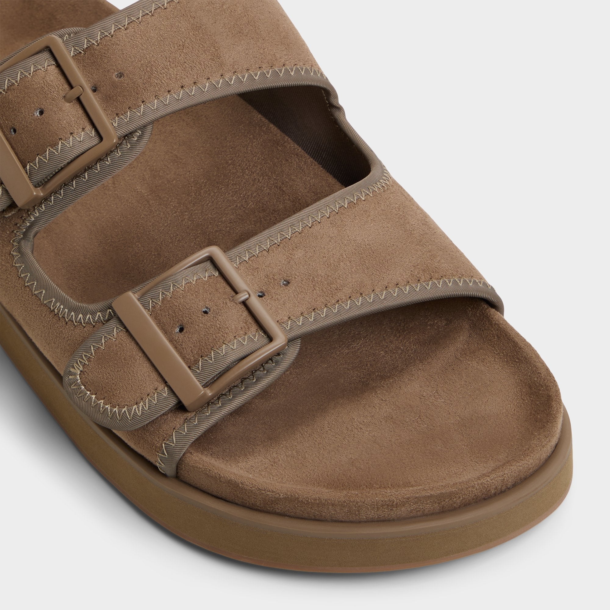 Sunnyside Light Brown Men's Slides - Slide sandal