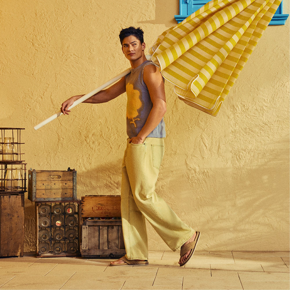 Beachbreeze Open Beige Men's Travel essentials - Slide sandal