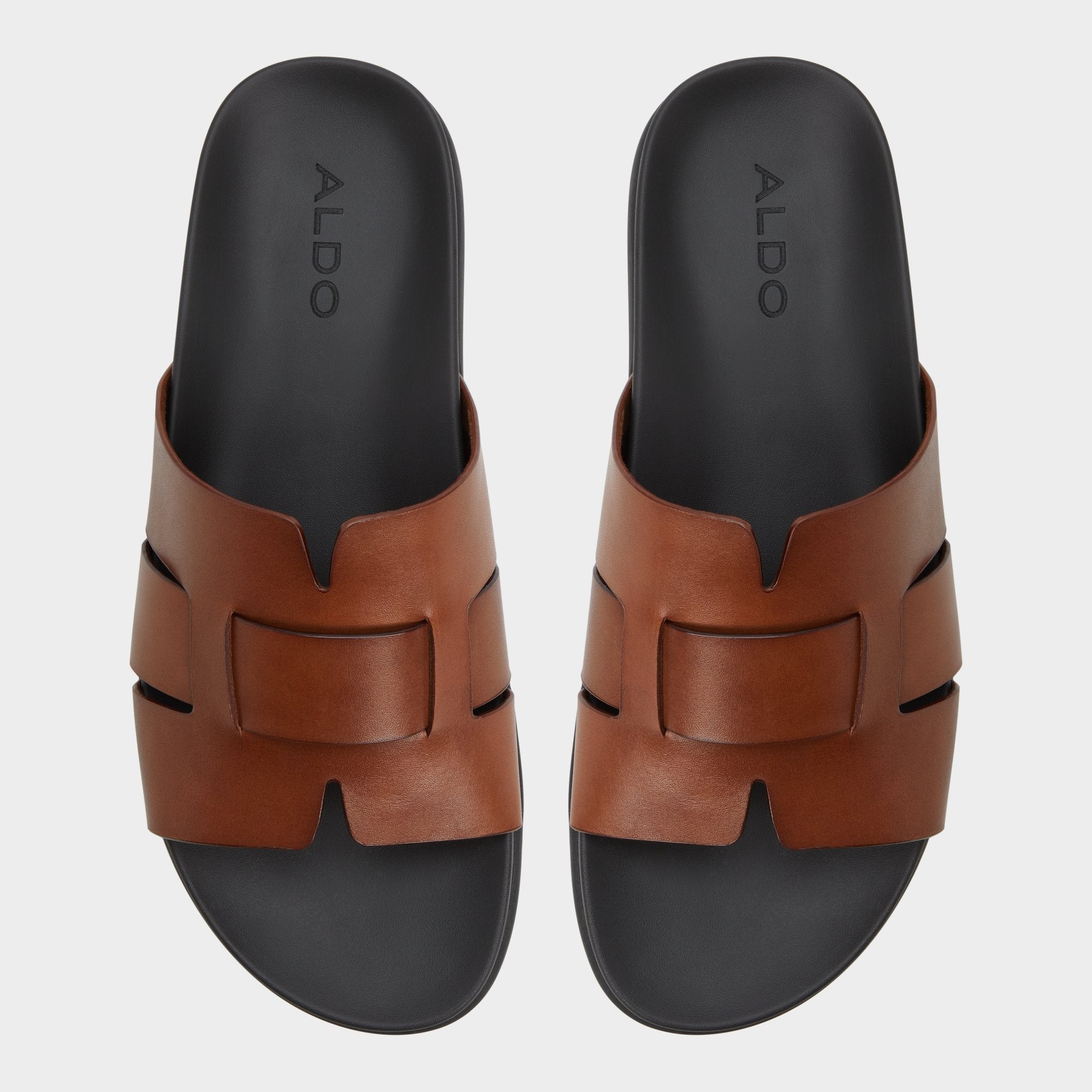 Padien Cognac Men's Sandals & Slides - Slide sandal