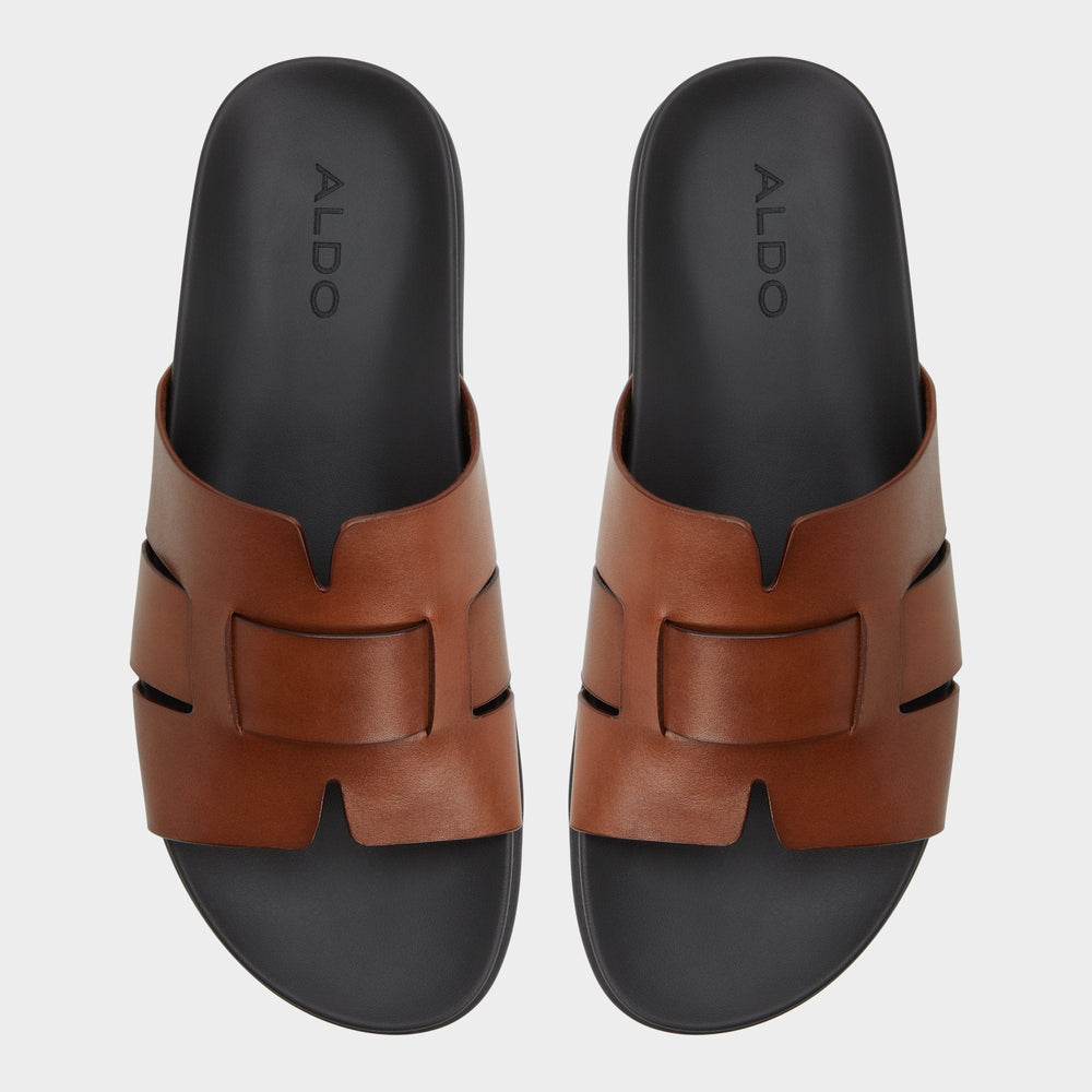 Padien Cognac Men's Sandals & Slides - Slide sandal