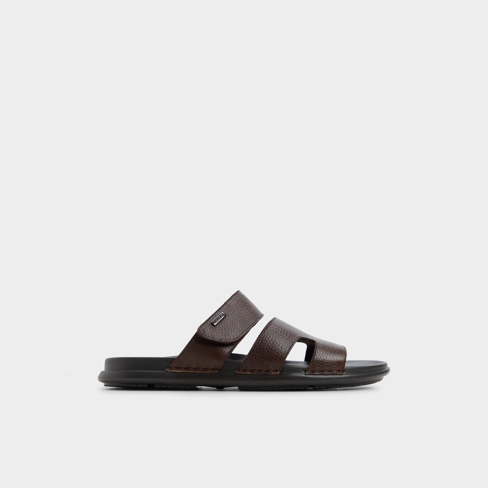 Windham Dark Brown Men's Sandals & Slides - Slide sandal