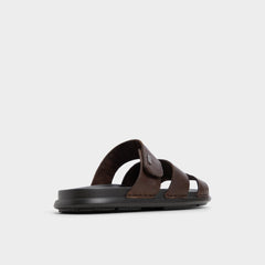 Windham Dark Brown Men's Sandals & Slides - Slide sandal