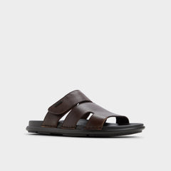 Windham Dark Brown Men's Sandals & Slides - Slide sandal