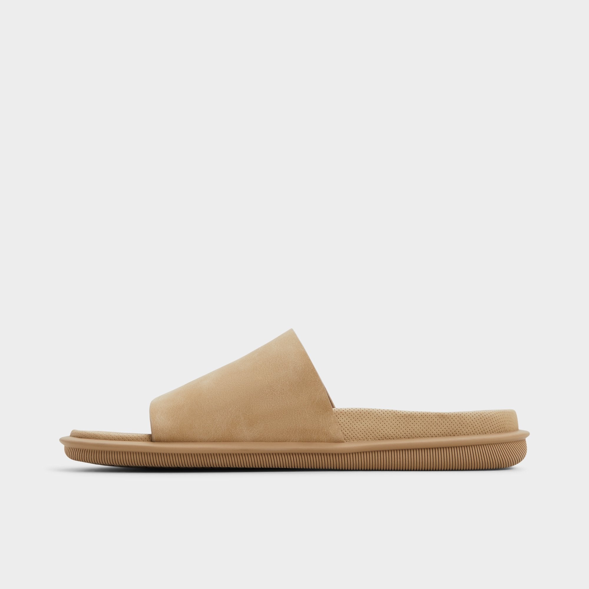 Galesa Light Beige Men's Slides - Slide sandal