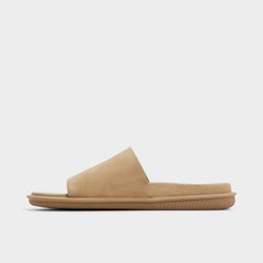 Galesa Light Beige Men's Slides - Slide sandal