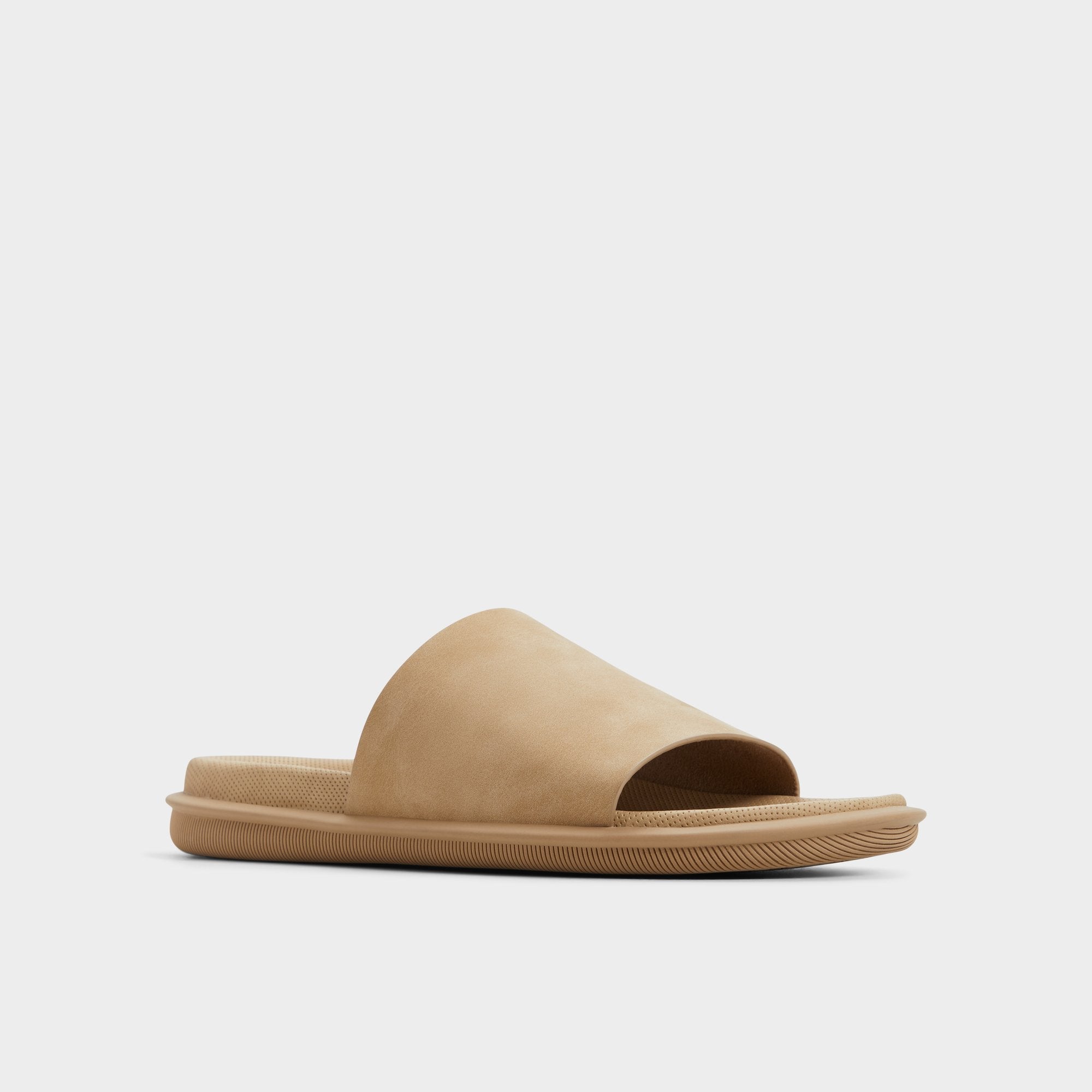 Galesa Light Beige Men's Slides - Slide sandal