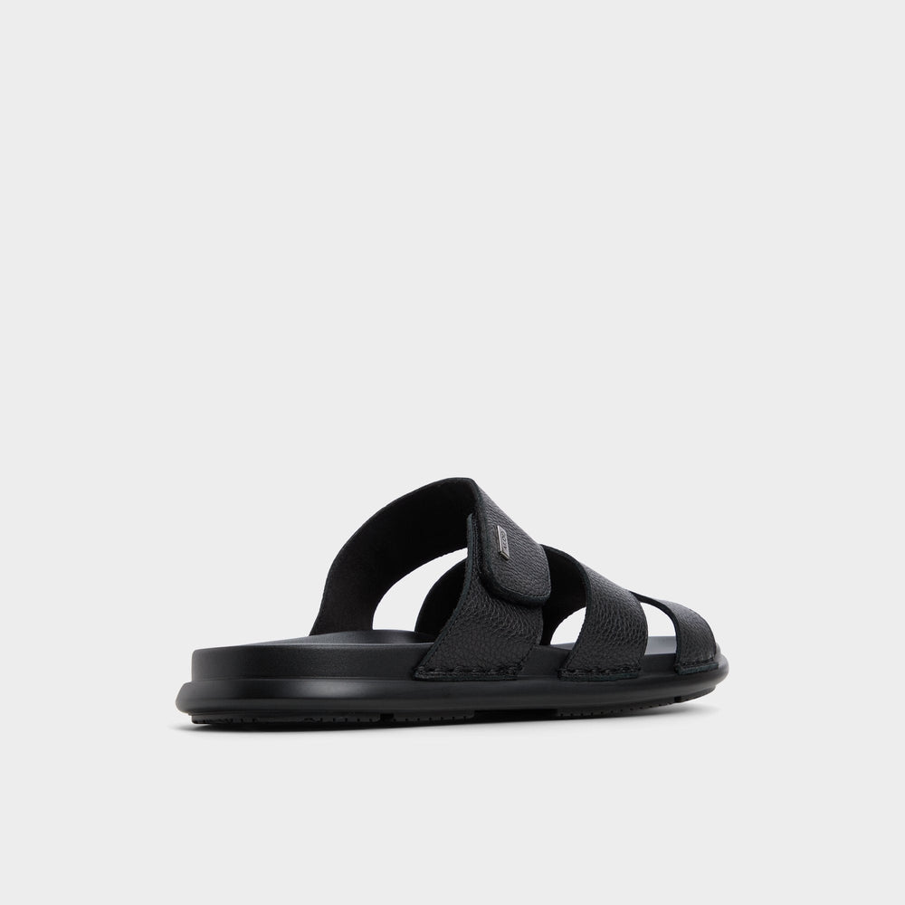 Windham Black Men's Sandals & Slides - Slide sandal