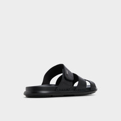 Windham Black Men's Sandals & Slides - Slide sandal