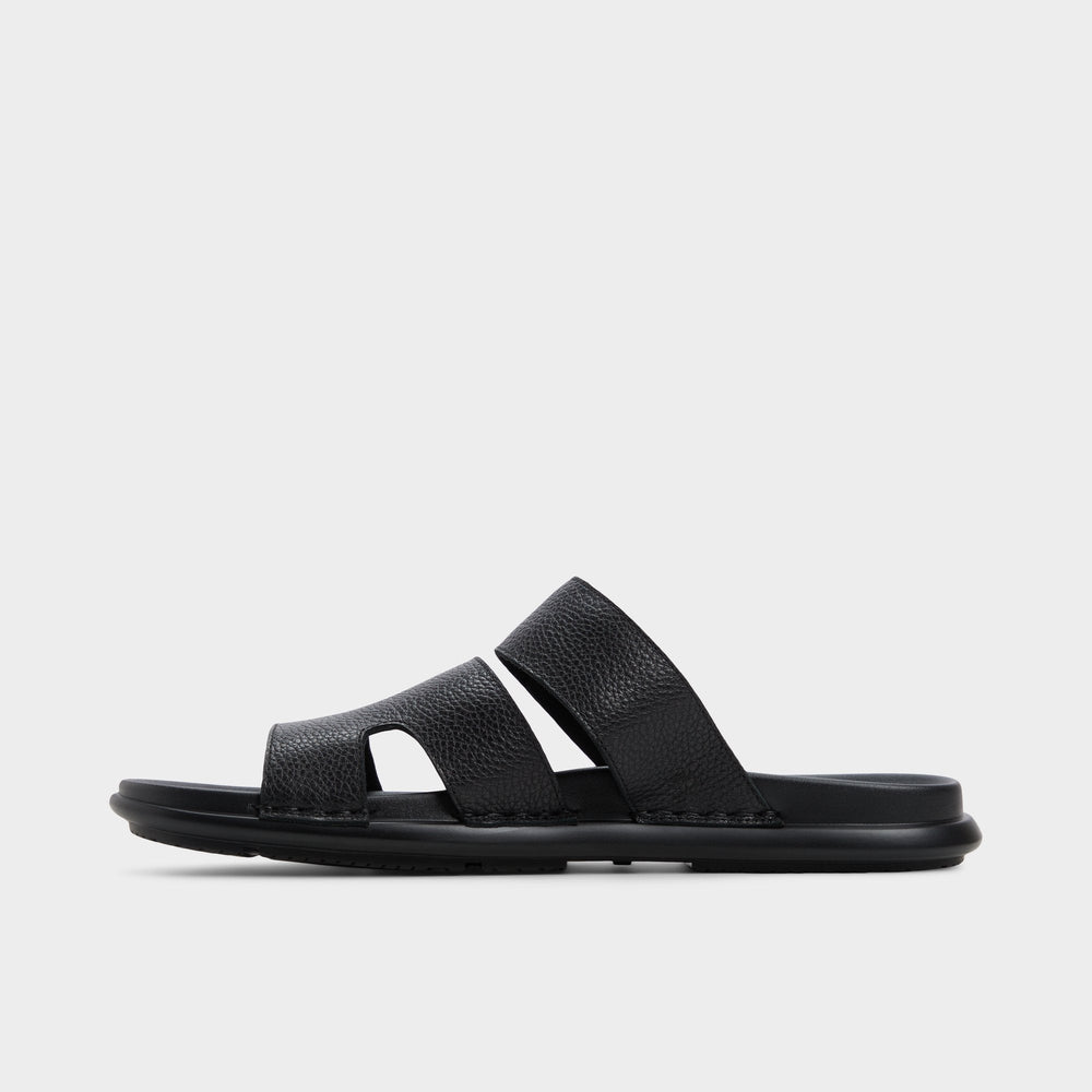 Windham Black Men's Sandals & Slides - Slide sandal