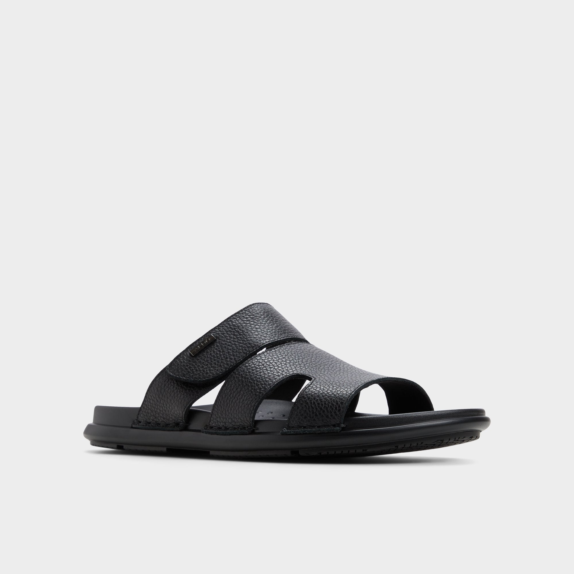 Windham Black Men's Sandals & Slides - Slide sandal