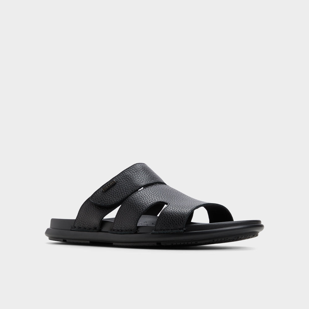 Windham Black Men's Sandals & Slides - Slide sandal