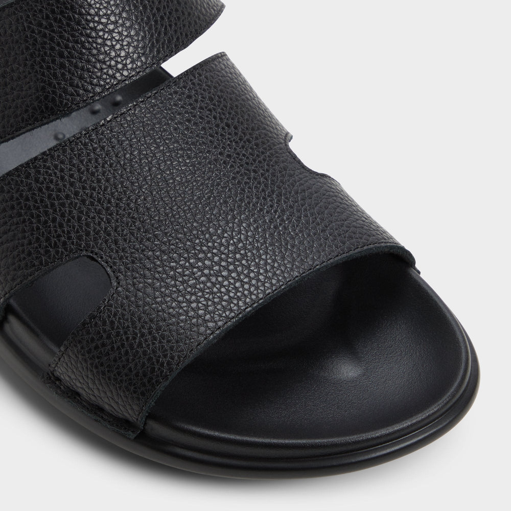 Windham Black Men's Sandals & Slides - Slide sandal