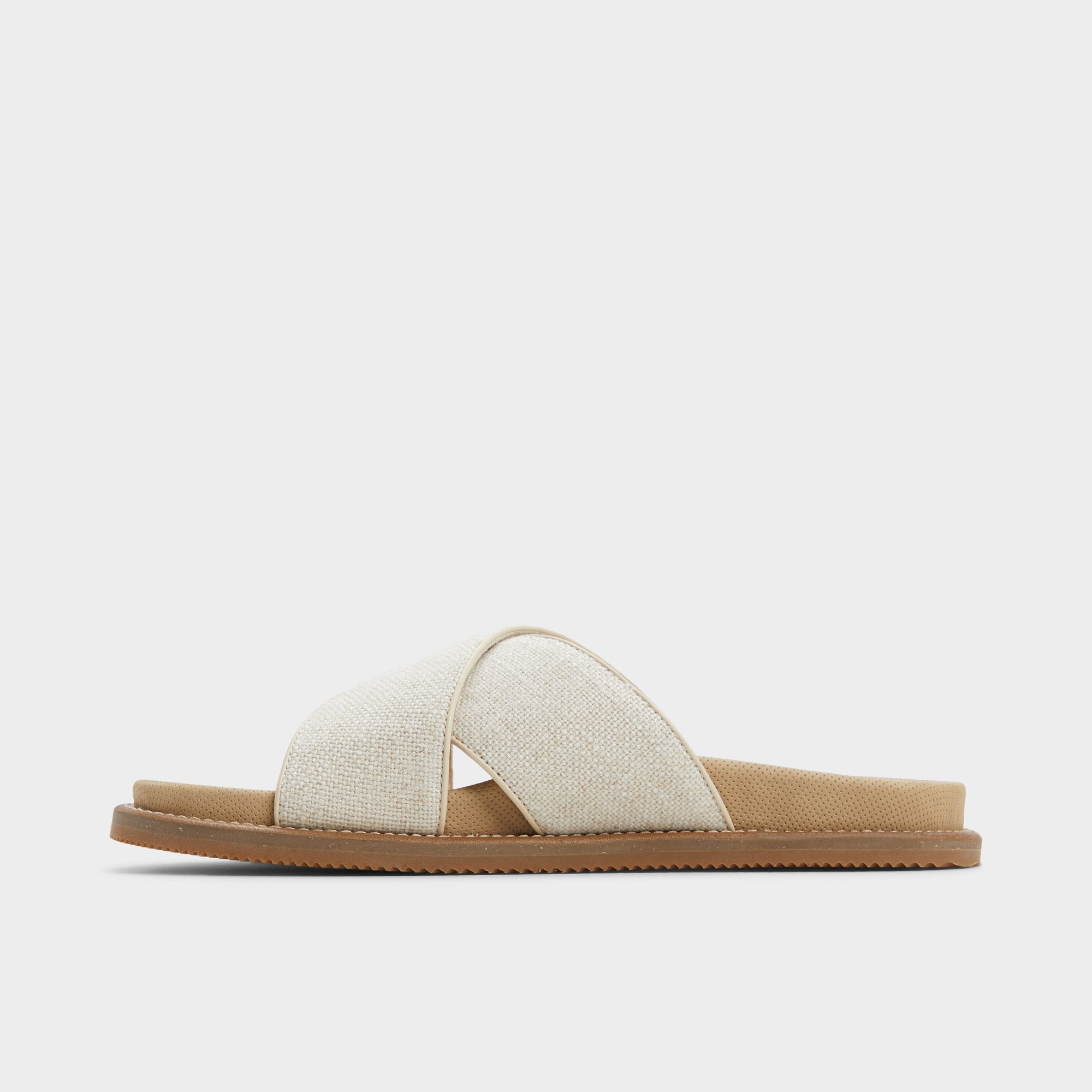 Marrin Open Beige Men's Slides - Slide sandal