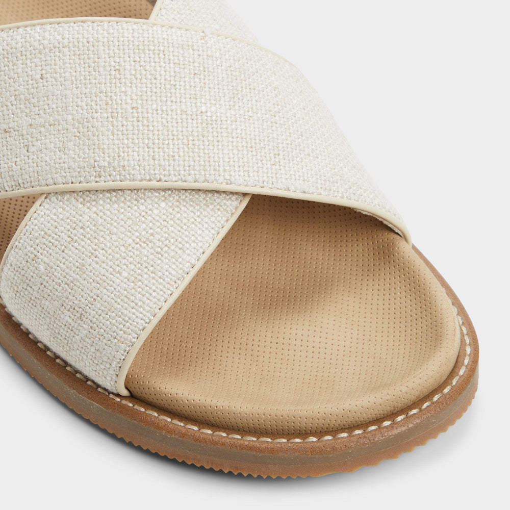 Marrin Open Beige Men's Slides - Slide sandal