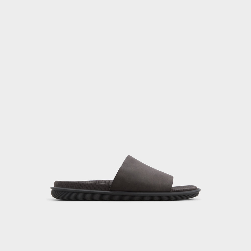 Galesa Brown Men's Slides - Slide sandal