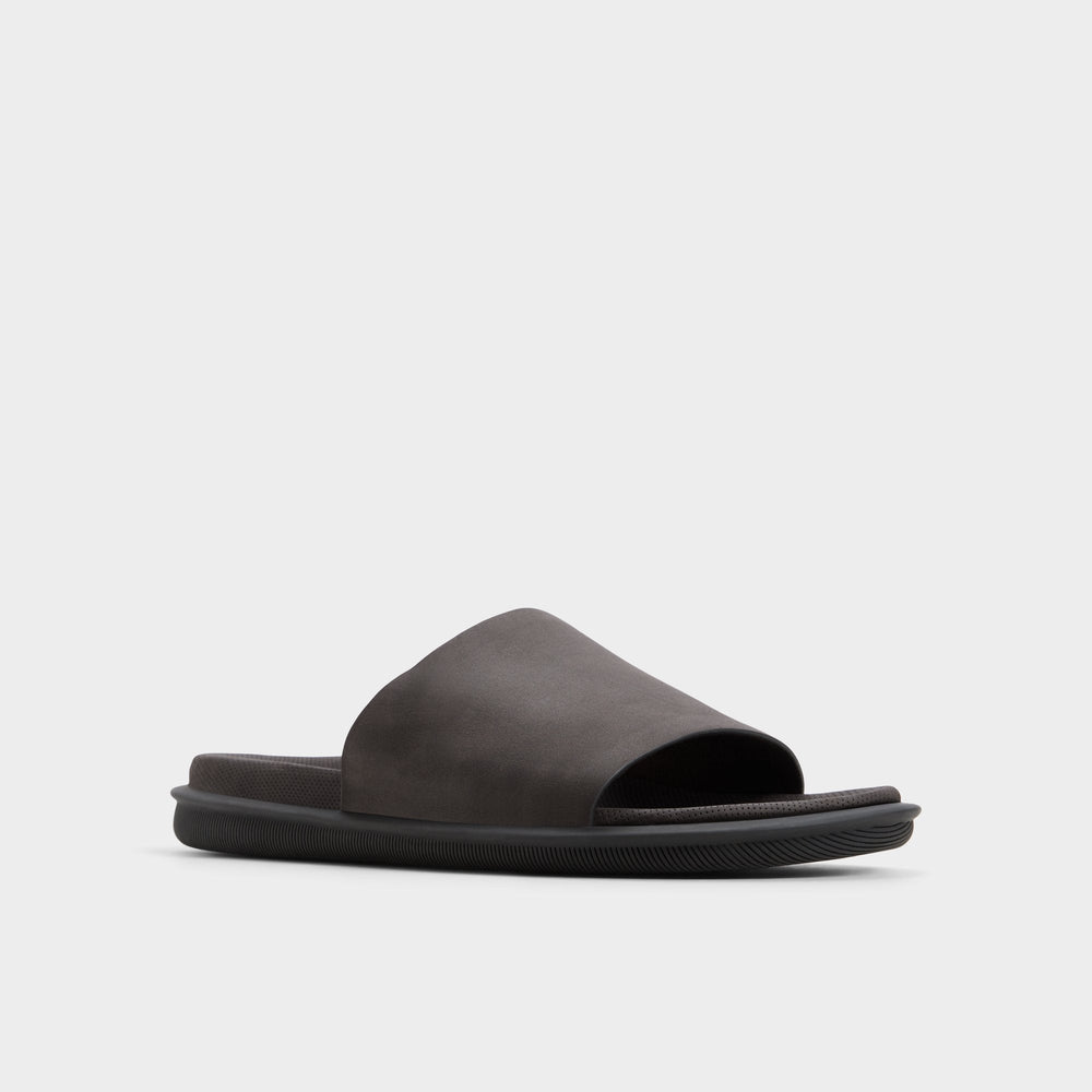 Galesa Brown Men's Slides - Slide sandal