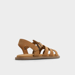 Warley Camel Men's Sandals & Slides - Strappy flat sandal
