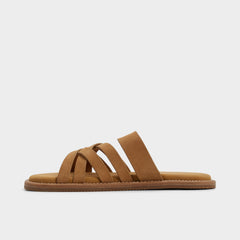 Haniff Camel Men's Sandals & Slides - Strappy flat sandal
