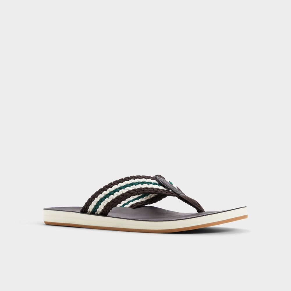 Adede Dark Brown Men's Flip flops - Flip flop