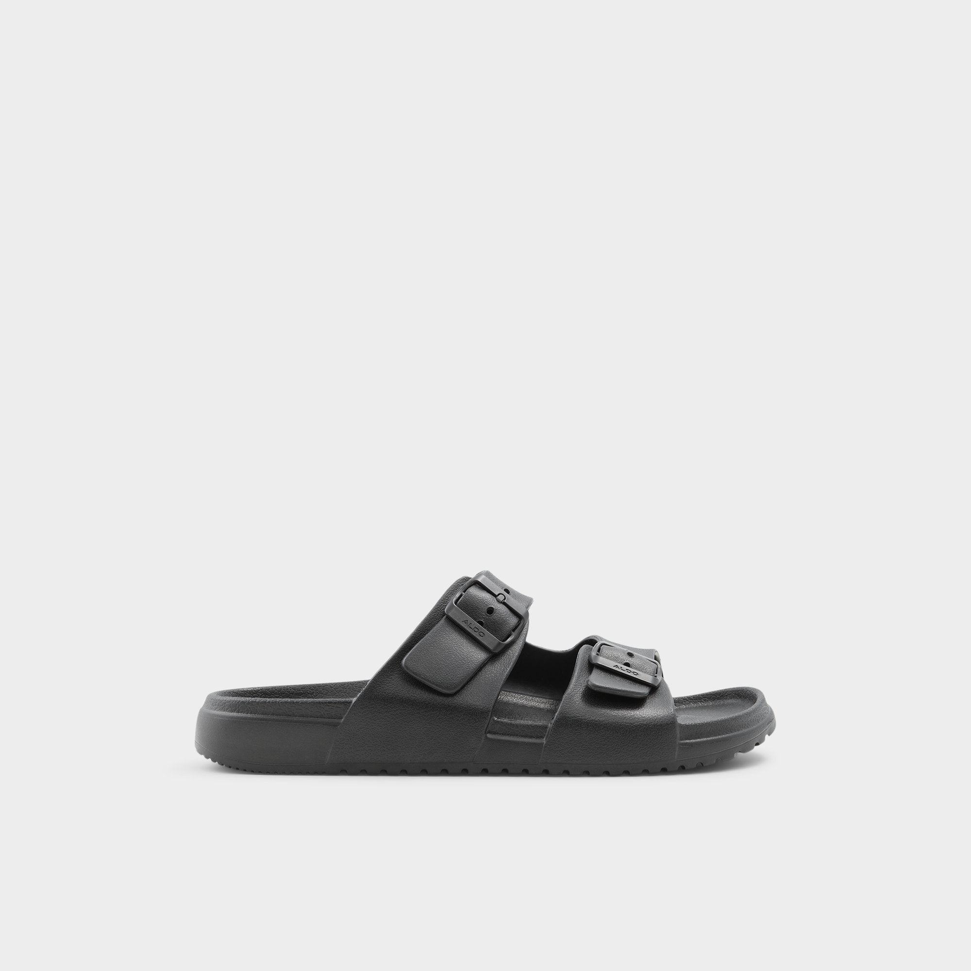 Hideo Black Men's Slides - Slide sandal
