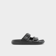 Hideo Black Men's Slides - Slide sandal