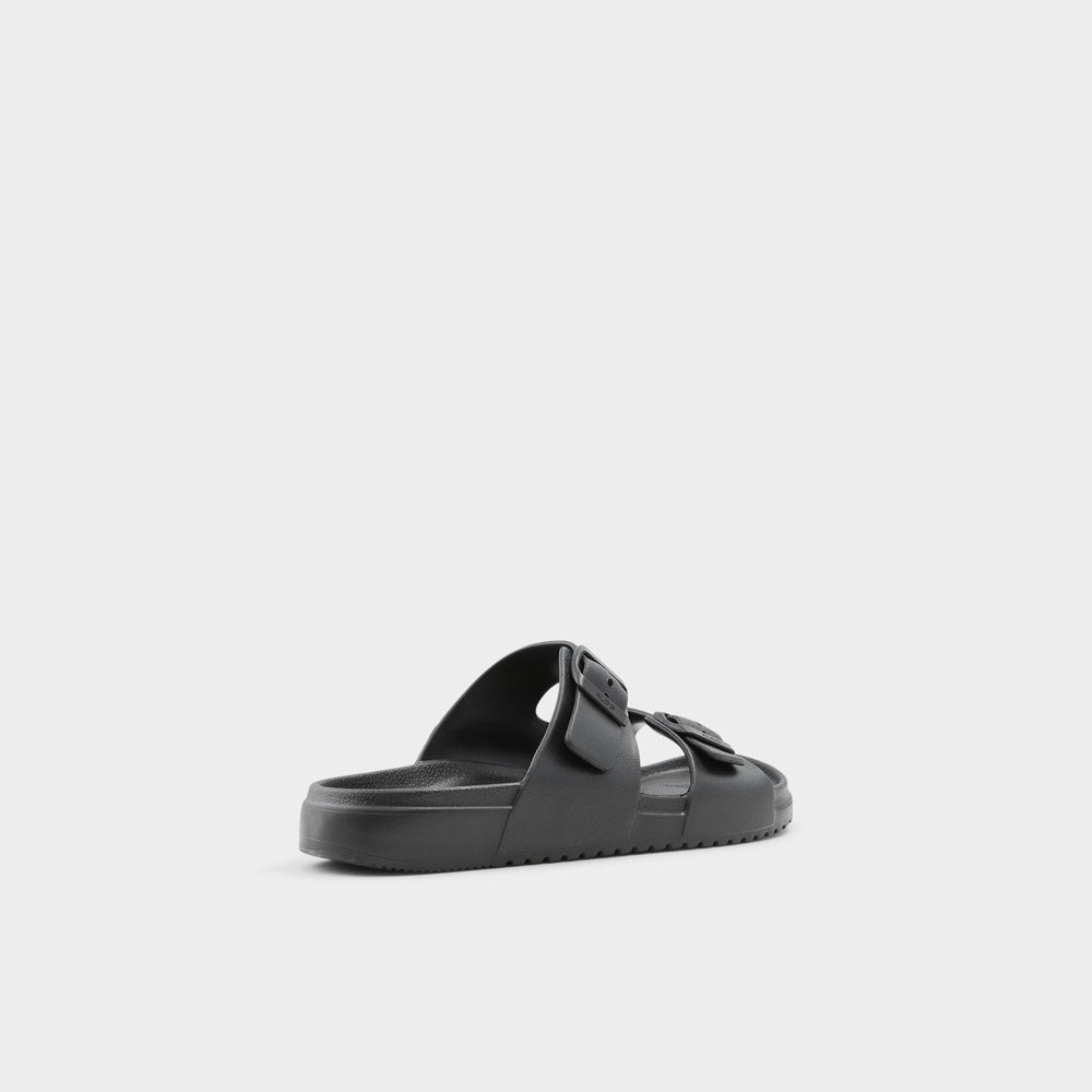 Hideo Black Men's Slides - Slide sandal