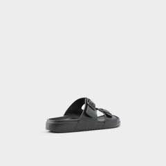 Hideo Black Men's Slides - Slide sandal