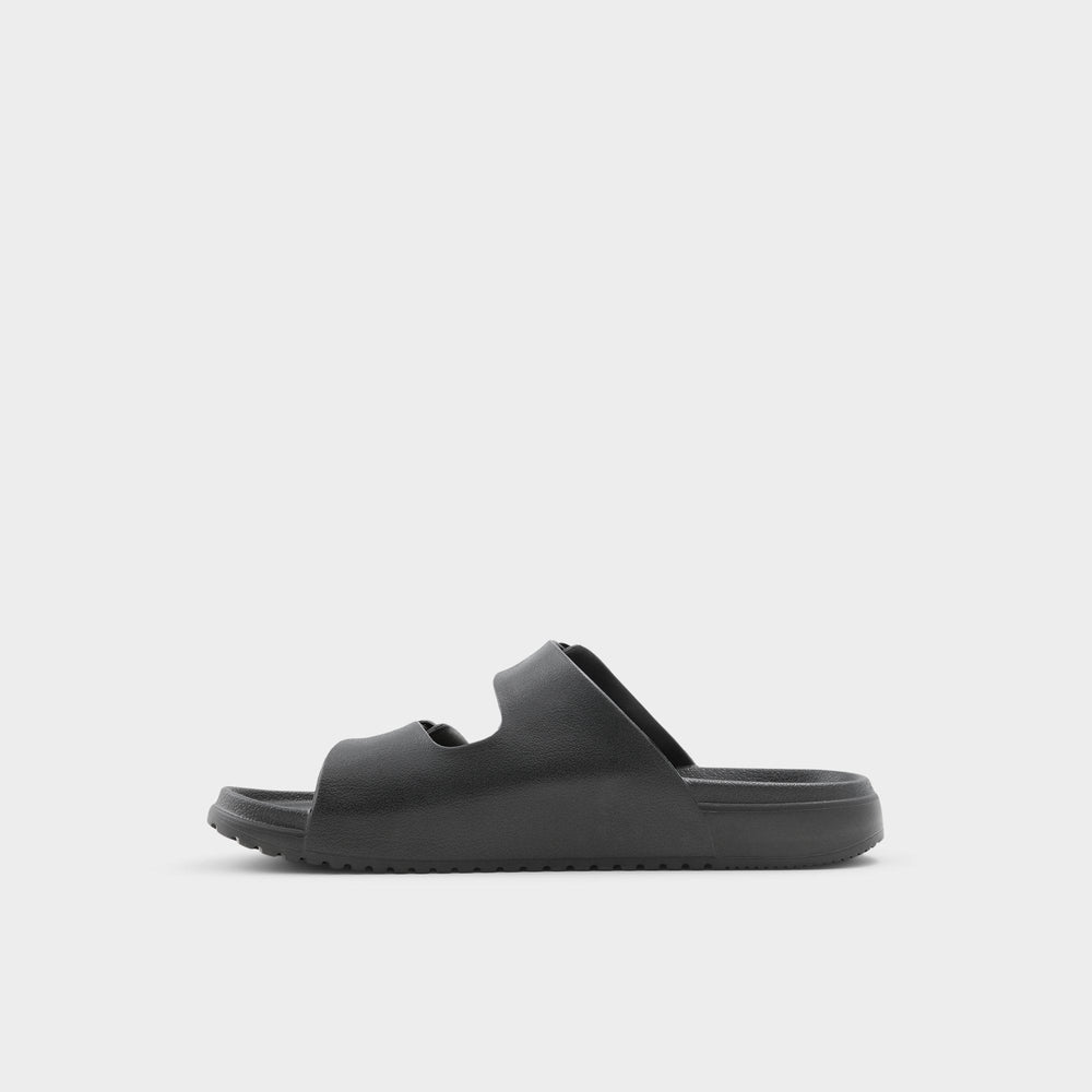 Hideo Black Men's Slides - Slide sandal