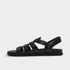 Canal in Other Black - Flat sandal